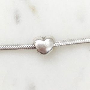 Pandora Retired Big Smooth Heart Charm